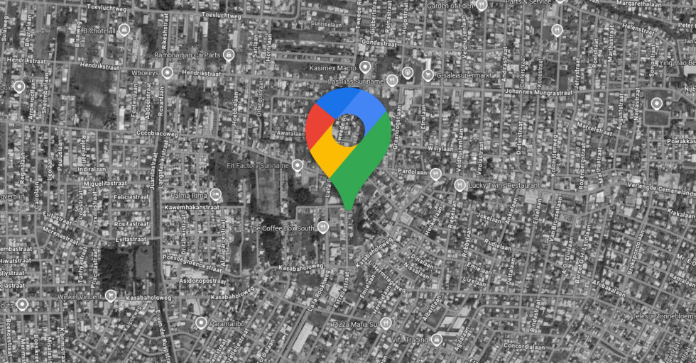 Google Maps Suriname